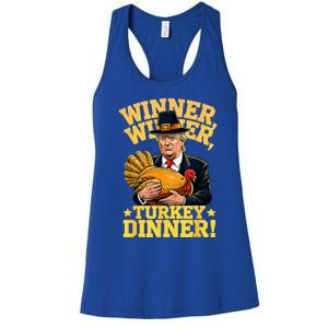 Trump Winner Winner Turkey Dinner Women's Racerback Tank