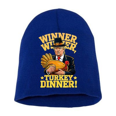 Trump Winner Winner Turkey Dinner Short Acrylic Beanie