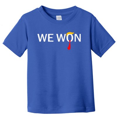 Trump We Won Wins Inauguration 47 Us President Toddler T-Shirt