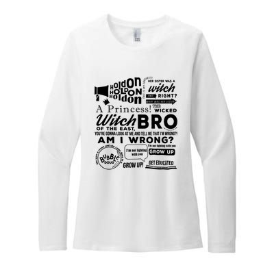 The Wicked Witch Of The East Bro Funny Meme Womens CVC Long Sleeve Shirt