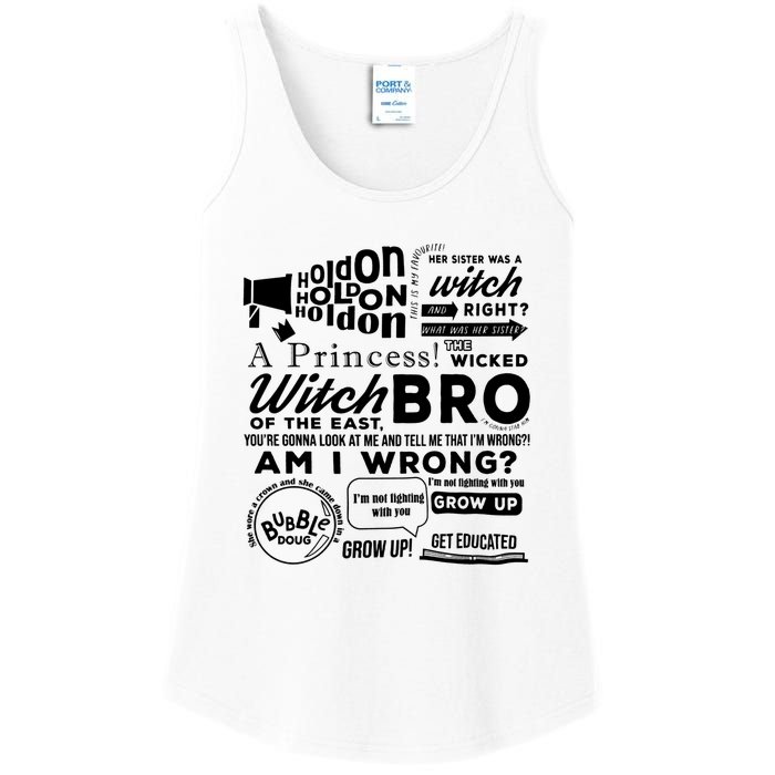 The Wicked Witch Of The East Bro Funny Meme Ladies Essential Tank