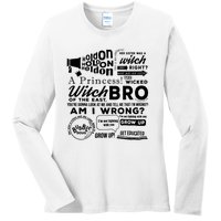 The Wicked Witch Of The East Bro Funny Meme Ladies Long Sleeve Shirt