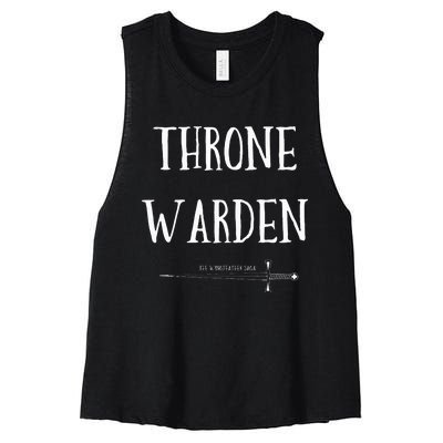 Throne Warden Wingfeather Women's Racerback Cropped Tank