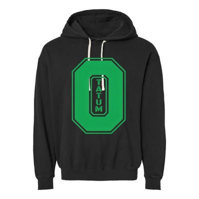 Tatum Who Wears Number 0 Green Is Incredibly Brilliant Garment-Dyed Fleece Hoodie