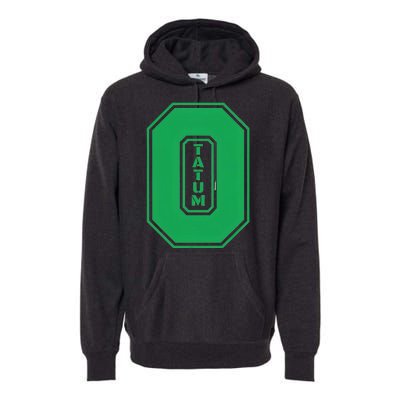 Tatum Who Wears Number 0 Green Is Incredibly Brilliant Premium Hoodie