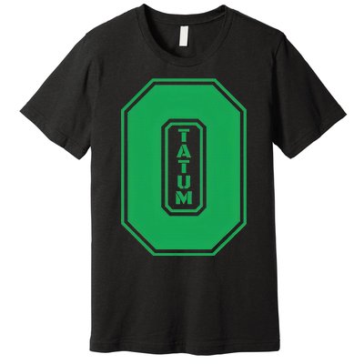 Tatum Who Wears Number 0 Green Is Incredibly Brilliant Premium T-Shirt