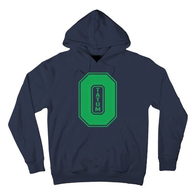 Tatum Who Wears Number 0 Green Is Incredibly Brilliant Hoodie