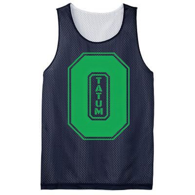 Tatum Who Wears Number 0 Green Is Incredibly Brilliant Mesh Reversible Basketball Jersey Tank