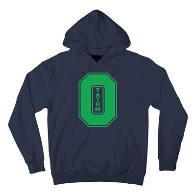 Tatum Who Wears Number 0 Green Is Incredibly Brilliant Tall Hoodie