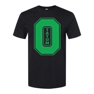 Tatum Who Wears Number 0 Green Is Incredibly Brilliant Softstyle CVC T-Shirt