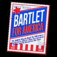 The West Wing Bartlet For America Stamp Poster Impact Tech Backpack