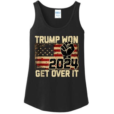 Trump We Won Wins Inauguration 47 Us President 2025 Election Ladies Essential Tank