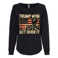 Trump We Won Wins Inauguration 47 Us President 2025 Election Womens California Wash Sweatshirt