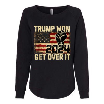 Trump We Won Wins Inauguration 47 Us President 2025 Election Womens California Wash Sweatshirt