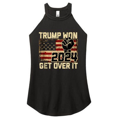 Trump We Won Wins Inauguration 47 Us President 2025 Election Women's Perfect Tri Rocker Tank