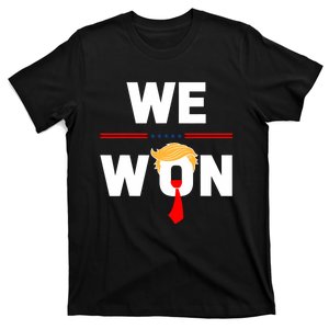 Trump We Won Wins Inauguration 47 Us President 2025 Election T-Shirt