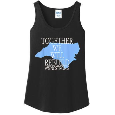 Together We Will Rebuild Wnc Strong Ladies Essential Tank