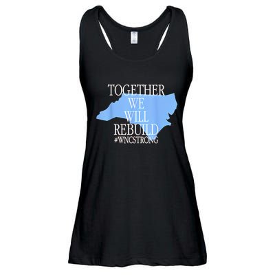 Together We Will Rebuild Wnc Strong Ladies Essential Flowy Tank