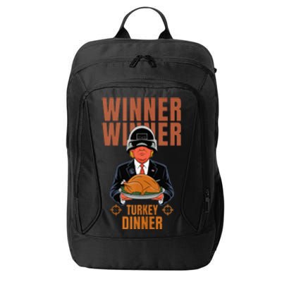 Trump Winner Winner Turkey Dinner Thanksgiving City Backpack