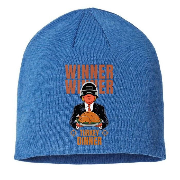 Trump Winner Winner Turkey Dinner Thanksgiving Sustainable Beanie