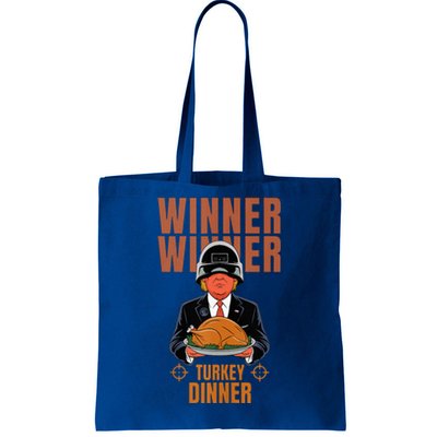 Trump Winner Winner Turkey Dinner Thanksgiving Tote Bag