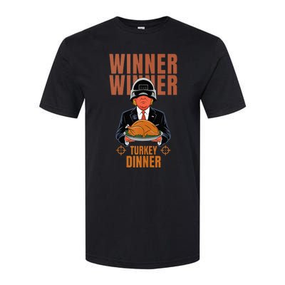 Trump Winner Winner Turkey Dinner Thanksgiving Softstyle CVC T-Shirt