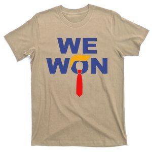 Trump We Won Wins Inauguration 47 Us President 2025 Election T-Shirt