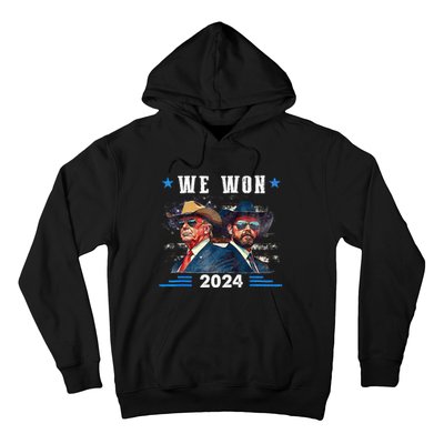 Trump We Won Wins Inauguration 47 Us President 2025 Election Hoodie