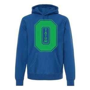 Tatum Who Wears Number 0 Green Is Incredibly Brilliant Premium Hoodie