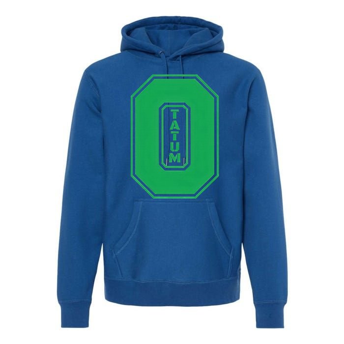 Tatum Who Wears Number 0 Green Is Incredibly Brilliant Premium Hoodie