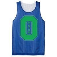 Tatum Who Wears Number 0 Green Is Incredibly Brilliant Mesh Reversible Basketball Jersey Tank