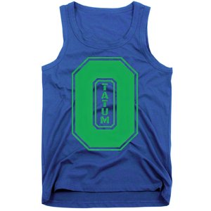 Tatum Who Wears Number 0 Green Is Incredibly Brilliant Tank Top