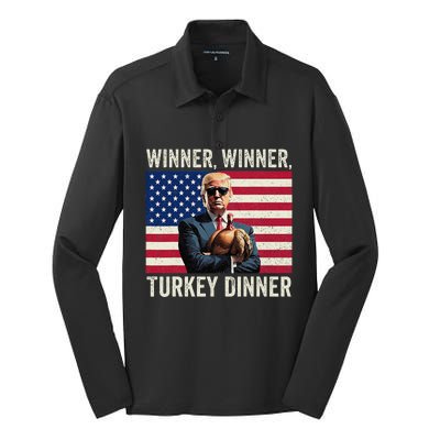 Trump Winner Winner Turkey Dinner Silk Touch Performance Long Sleeve Polo