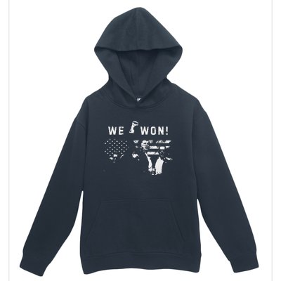 Trump We Won Wins Inauguration 47 Us President 2025 Election Urban Pullover Hoodie