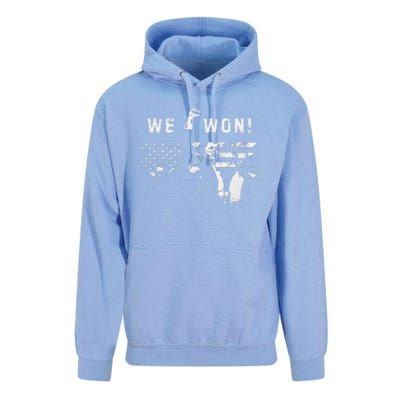 Trump We Won Wins Inauguration 47 Us President 2025 Election Unisex Surf Hoodie