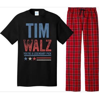 Tim Walz You’Re A Legendary Pick Pajama Set