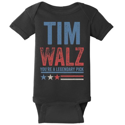 Tim Walz You’Re A Legendary Pick Baby Bodysuit