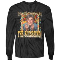 They Want You To Say Grace The Blessing Christmas Tie-Dye Long Sleeve Shirt