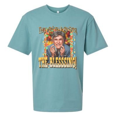 They Want You To Say Grace The Blessing Christmas Sueded Cloud Jersey T-Shirt