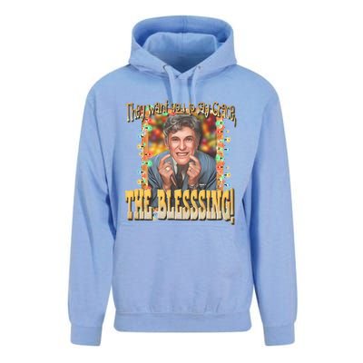 They Want You To Say Grace The Blessing Christmas Unisex Surf Hoodie