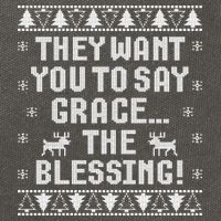 They Want You To Say Grace The Blessing Cotton Canvas Backpack