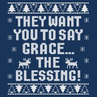 They Want You To Say Grace The Blessing Drawstring Bag