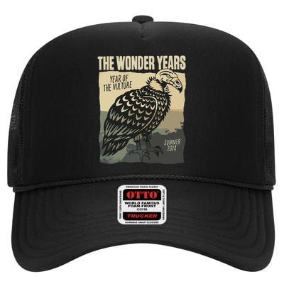 The Wonder Years Year Of The Vulture Summer 2024 High Crown Mesh Back Trucker Hat