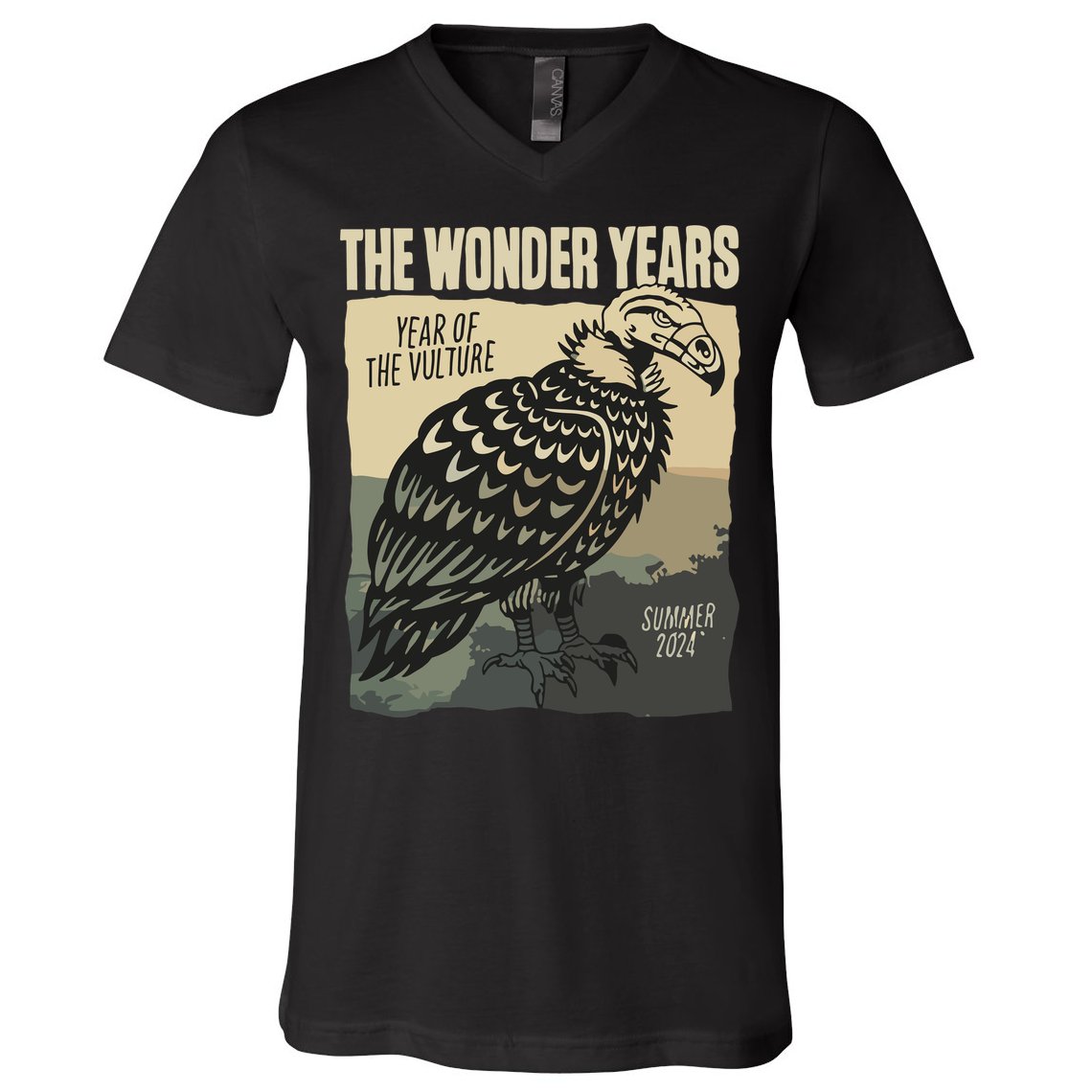 The Wonder Years Year Of The Vulture Summer 2024 V-Neck T-Shirt