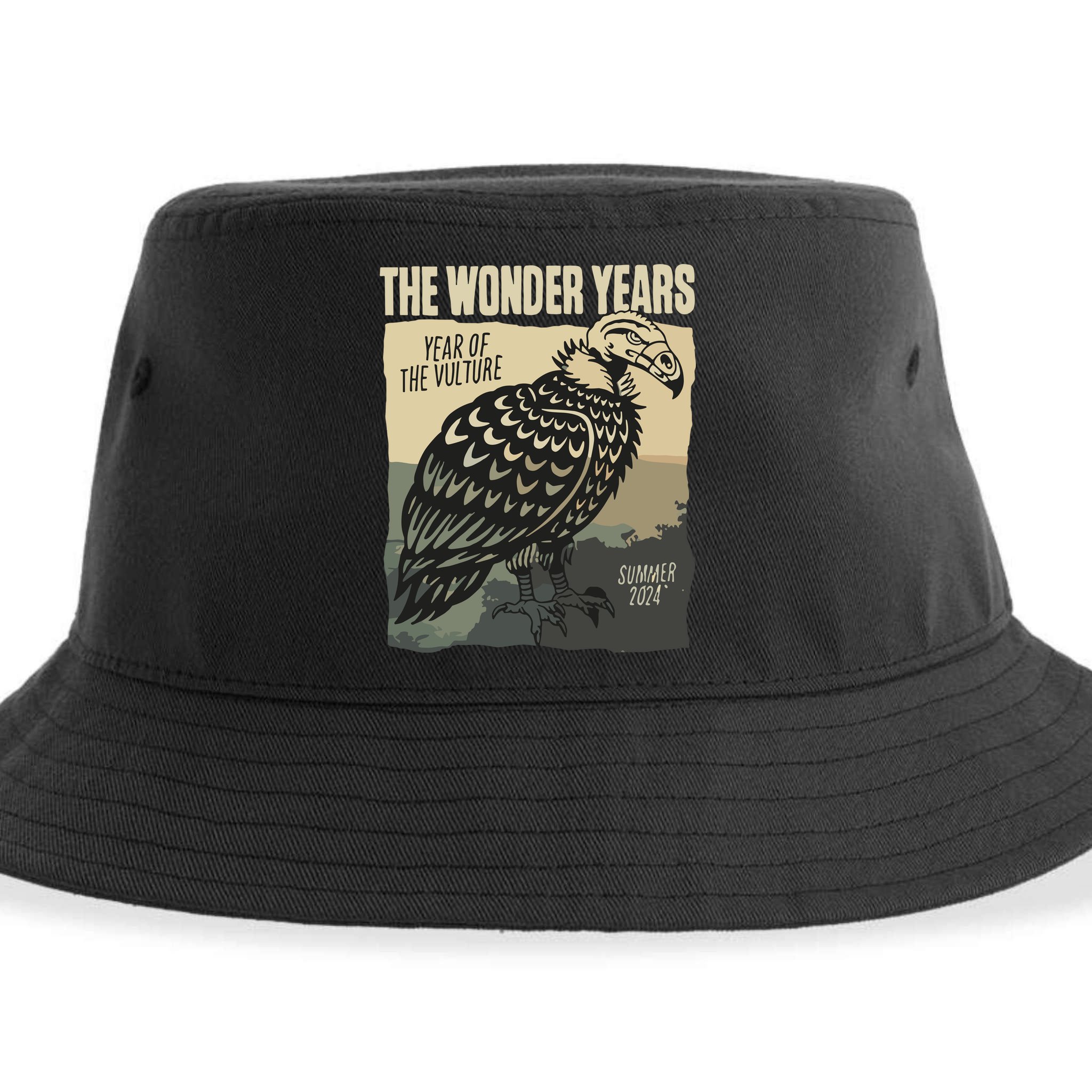 The Wonder Years Year Of The Vulture Summer 2024 Sustainable Bucket Hat