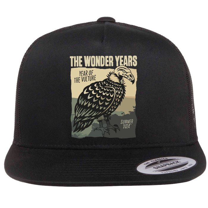 The Wonder Years Year Of The Vulture Summer 2024 Flat Bill Trucker Hat