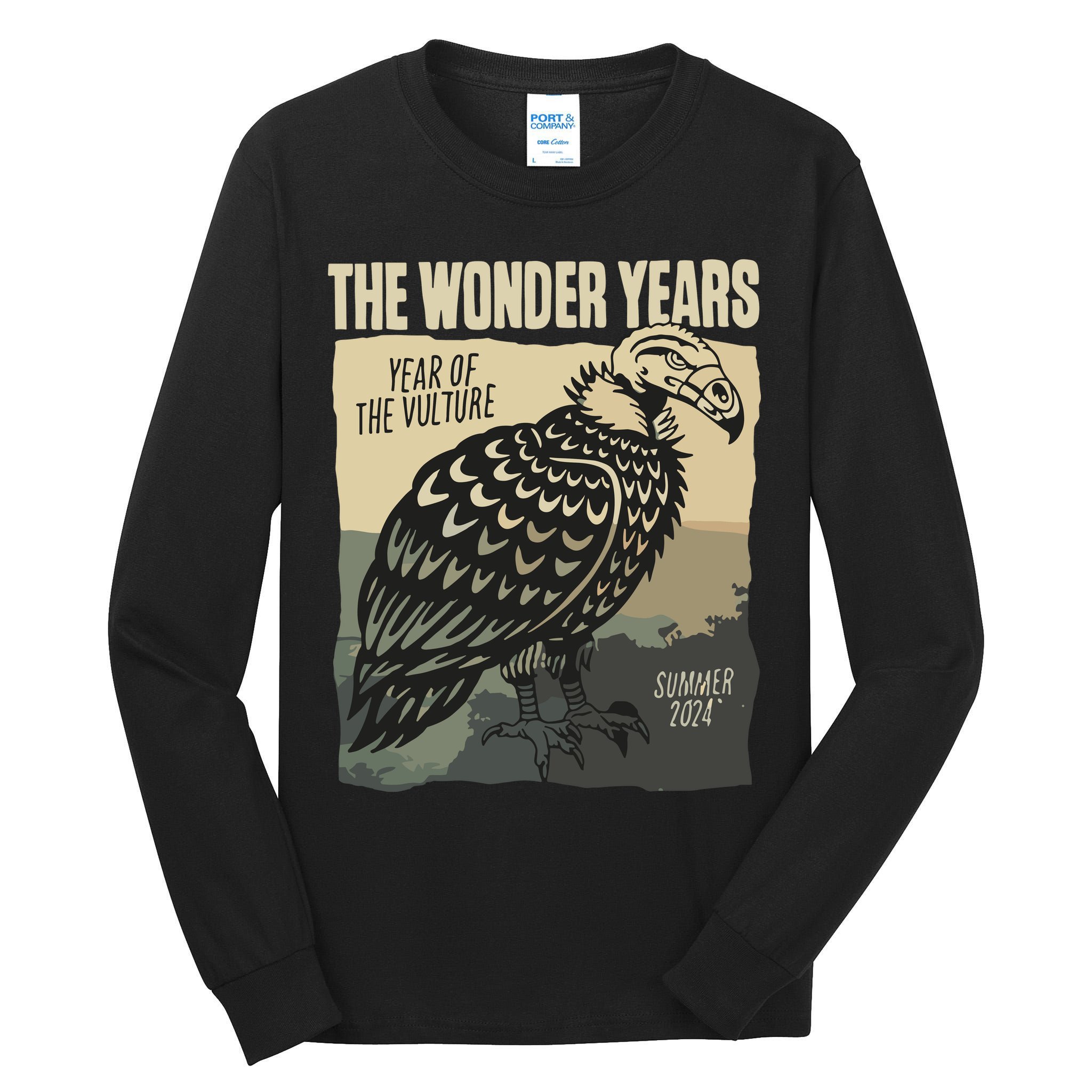 The Wonder Years Year Of The Vulture Summer 2024 Tall Long Sleeve T-Shirt