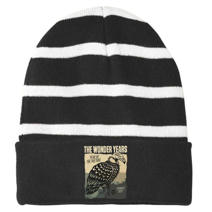 The Wonder Years Year Of The Vulture Summer 2024 Striped Beanie with Solid Band