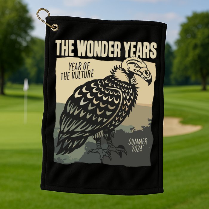 The Wonder Years Year Of The Vulture Summer 2024 Golf Towel