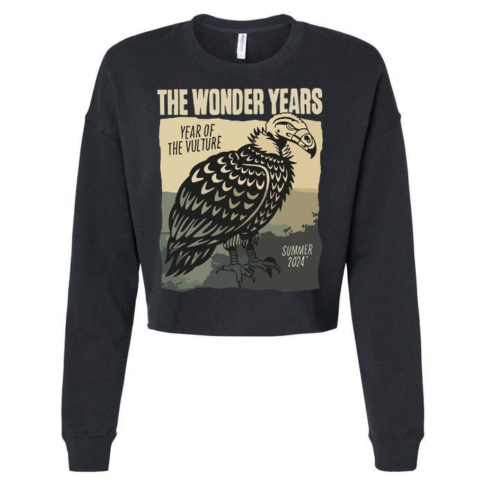 The Wonder Years Year Of The Vulture Summer 2024 Cropped Pullover Crew